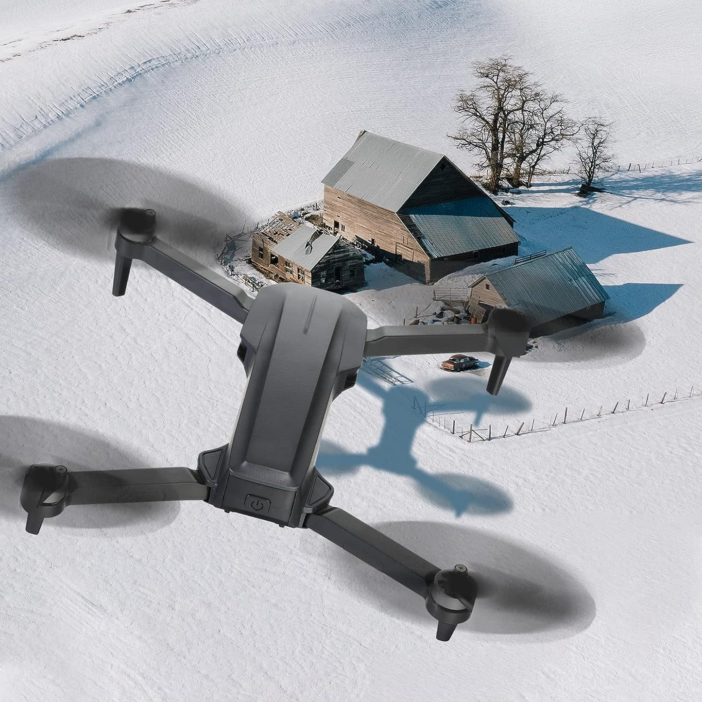 Drone with 4K Camera for Adults and Beginners, 5G Wifi Transmission, 40 Minutes Flight Time,Orange