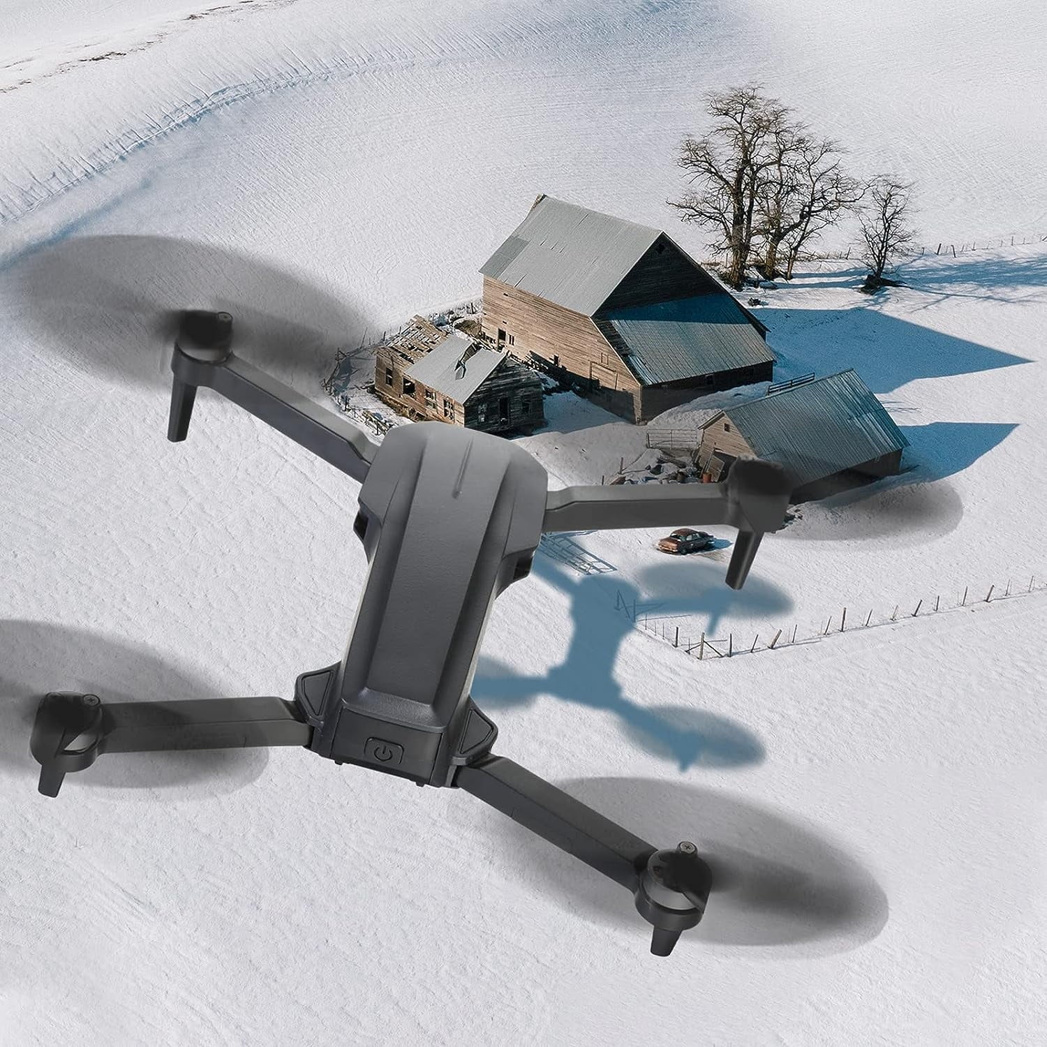 Drone with 4K Camera for Adults and Beginners, 5G Wifi Transmission, 40 Minutes Flight Time,Orange