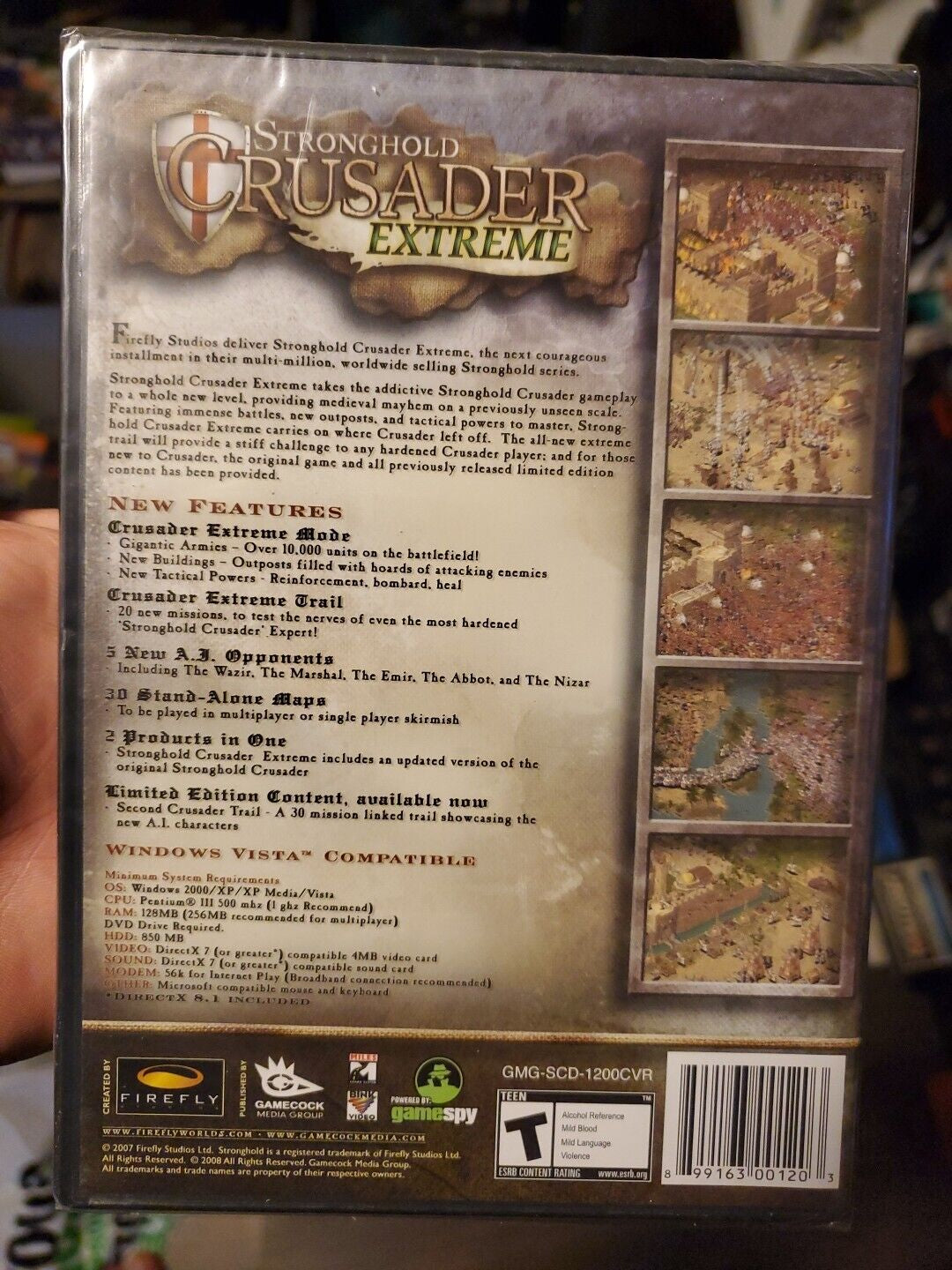 Stronghold Crusader Extreme (PC Games, 2008) NEW SEALED
