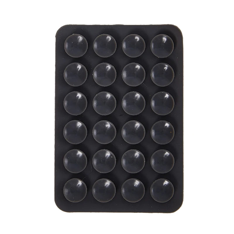 Double Side Silicone Suction Pad for Mobile Phone Fixture Suction Cup Backed Adhesive Silicone Rubber Sucker Pad for Fixed Pad