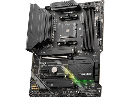 MAG B550 Tomahawk MAX Wifi Gaming Motherboard (AMD AM4, DDR4, Pcie 4.0, SATA 6Gb/S, M.2, USB 3.2 Gen 2, HDMI/DP, ATX, Wi-Fi 6E, AMD Ryzen 5000 Series Processors)