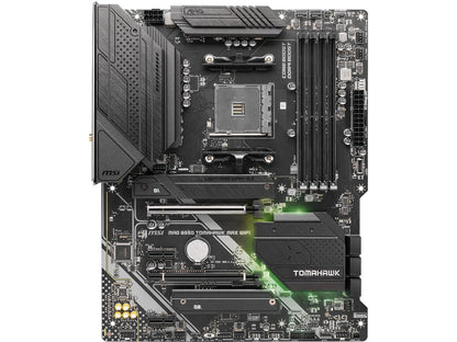 MAG B550 Tomahawk MAX Wifi Gaming Motherboard (AMD AM4, DDR4, Pcie 4.0, SATA 6Gb/S, M.2, USB 3.2 Gen 2, HDMI/DP, ATX, Wi-Fi 6E, AMD Ryzen 5000 Series Processors)